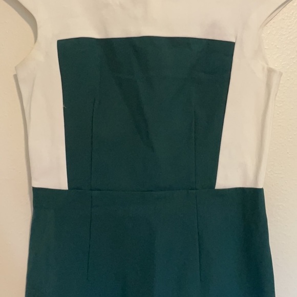 White & Green Theory Dress - Picture 3 of 5